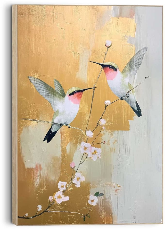 Schilderij Subtiele Vlucht - 60 x 90 - Hout - REINDERS
