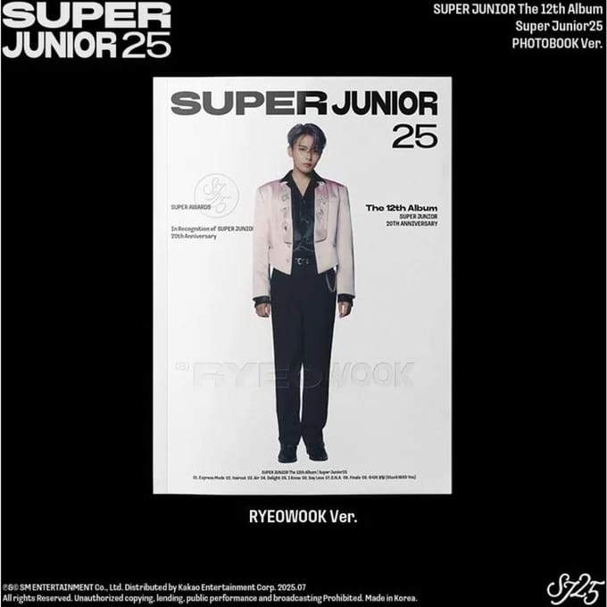 SUPER JUNIOR - [SUPER JUNIOR25] 12ème Album RYEOWOOK