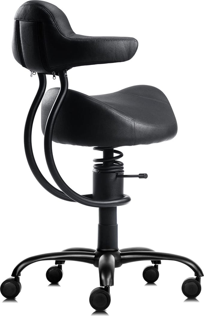 Spinalis Ergonomische bureaustoel Rodeo - Actieve ergonomische bureaustoel - Ergonomisch - Zwart - Dynamisch zitvlak