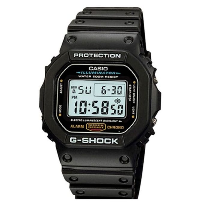NASA Certified Casio G-shock Multifunctional 43 mm Zwart | DW-5600E-1V