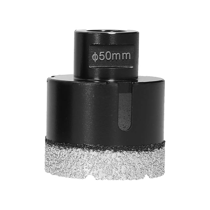 Boor voor vacuümgesoldeerd lassen, marmer, keramische tegels, muur, baksteen, gaten, booraccessoire 50mm veelkleurig