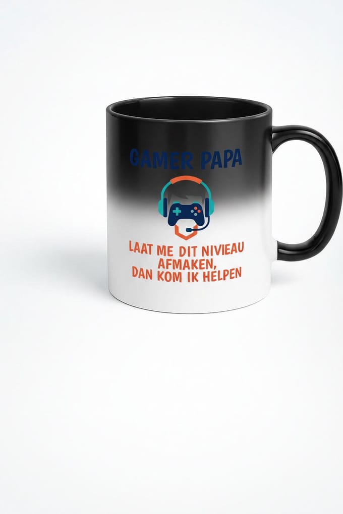 Gamer Papa Magic Mok - Laat Me Dit Niveau Afmaken!