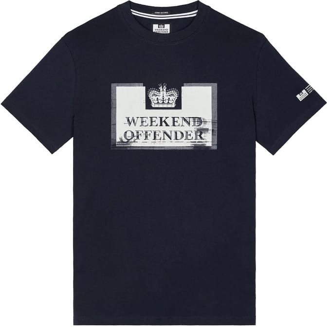 Weekend Offender - Bonpensiero Graphic T-Shirt – Navy
