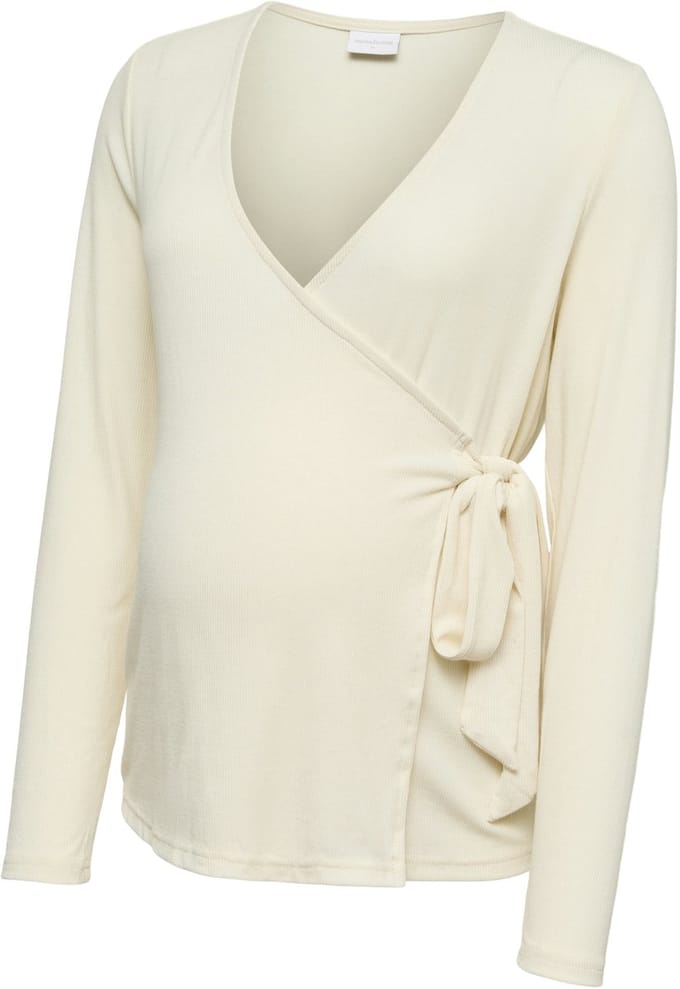 MAMALICIOUS - MLLEONORA TESS LS JRS WRAP TOP 2F - Dames - Blouses