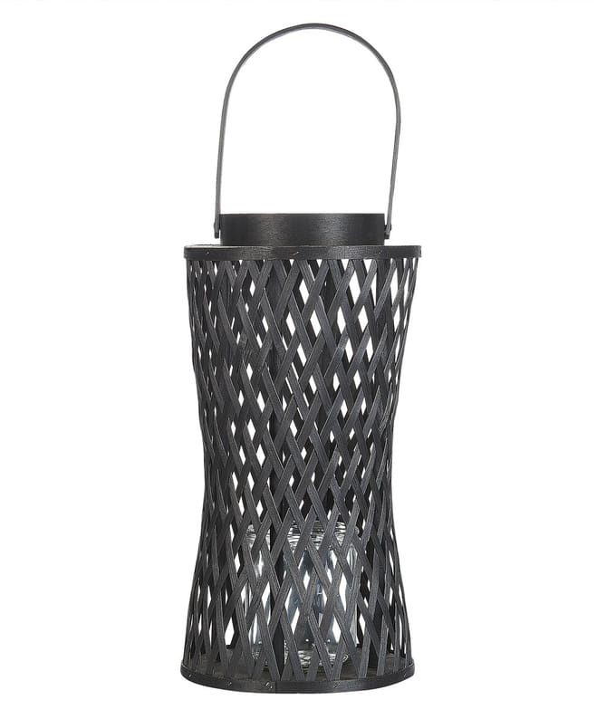 MACTAN - Lantaarn - Zwart - 38 cm - Bamboe