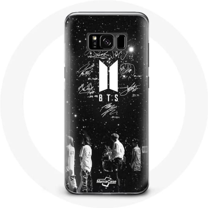Coque - BTS - Samsung Galaxy S8 - Souple - Noir - Signature Members