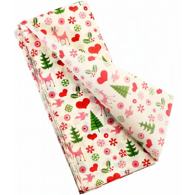 50's kerst tissue papier Rex London (x10)