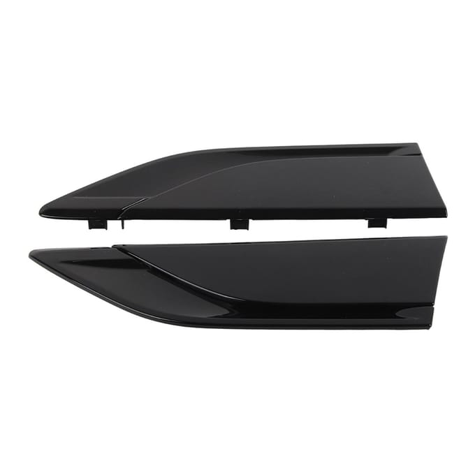 2 Stuks Auto Zijluchtrooster Sierlijst voor Land Rover Discovery 5 2017-2018 black
