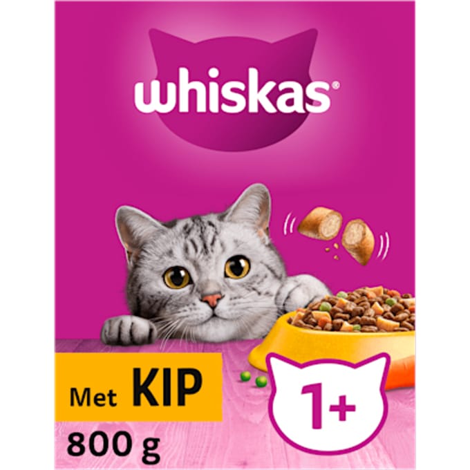 Whiskas Brokjes Adult - Kattenvoer - Kip 800 g