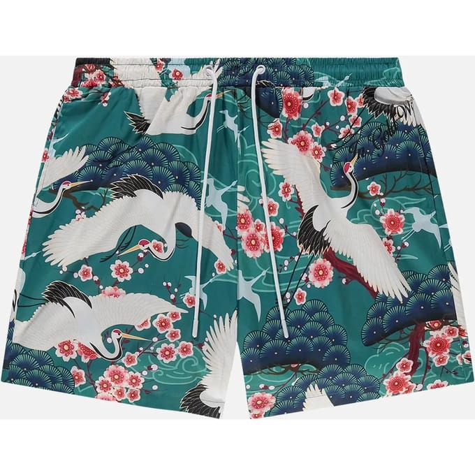 In Gold We Trust Unisex The Birds Short Multicolor Größe: XS | Bademode Outlet | Unisex