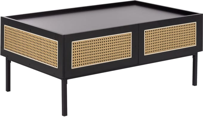 CULLEN - Salontafel - Zwart - MDF