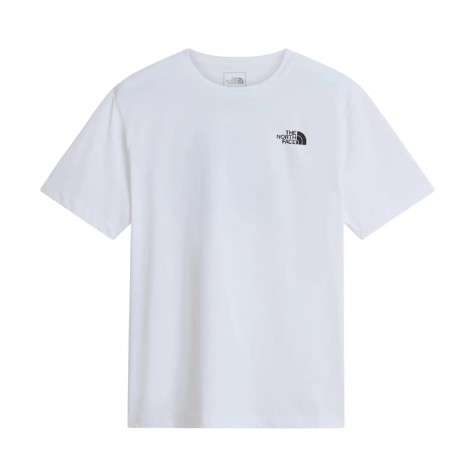 The North Face - Heren Mountainscape Regular T-shirt (Pack van 1) - TNF WHITE, L