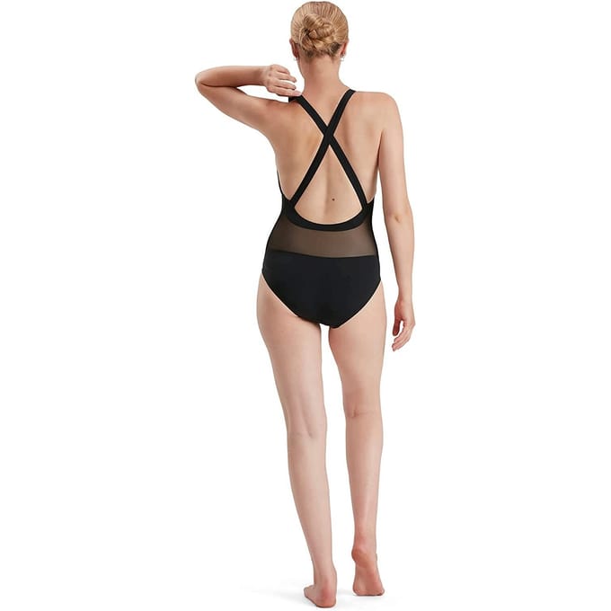 Speedo Dames/dames Power Eco Endurance+ Eendelig Badpak (Zwart)
