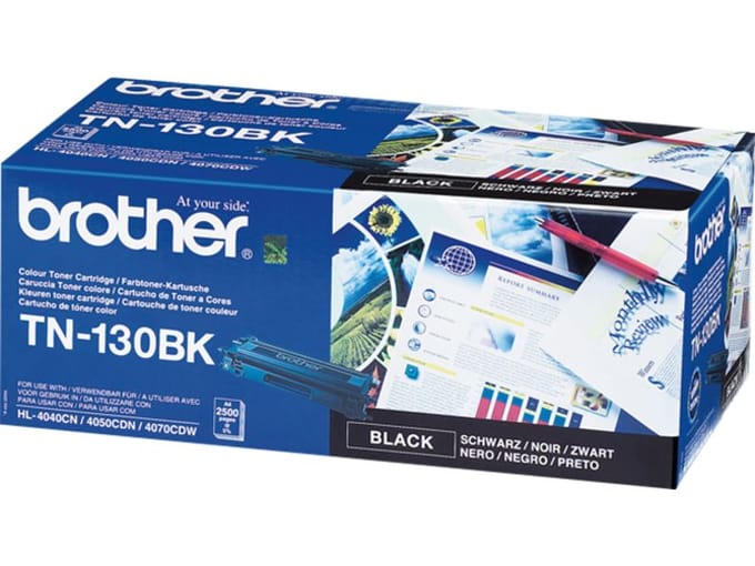 Brother TN130BK - Black Laser Toner - Lasertoner Zwart