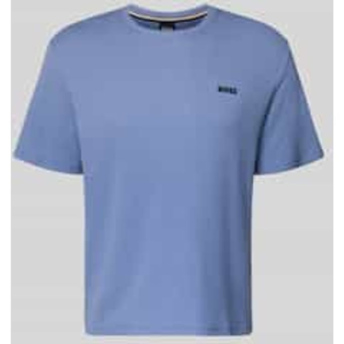 Regular fit T-shirt van katoenmix