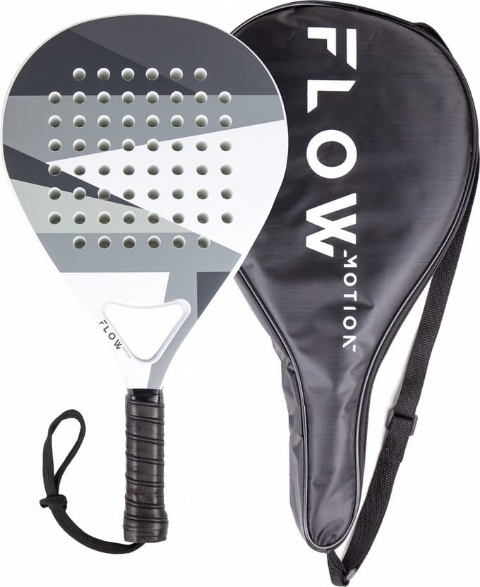 Flow Motion – Padel Racket (Teardrop) – Inclusief tas – 100% carbon – 2022