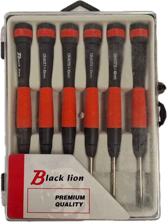 Inbusschroevendraaierset - 6-delig - hex set - sechskantsatz -