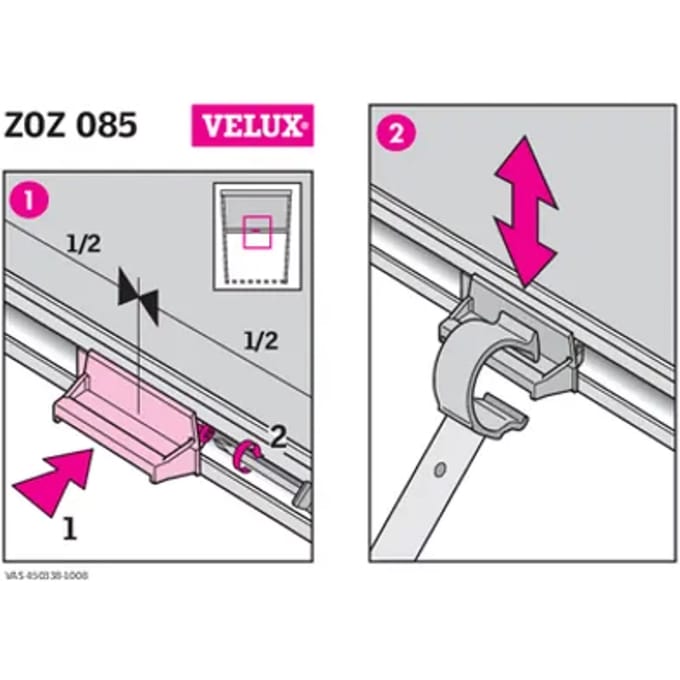 Velux Adapter Voor Bedieningsstang Zoz 085 Wl
