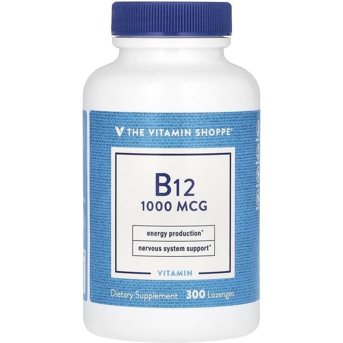 The Vitamin Shoppe, B12, 1 000 mcg, 300 pastilles
