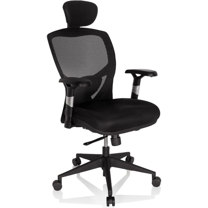 hjh office Venus Base - Bureaustoel - Zwart