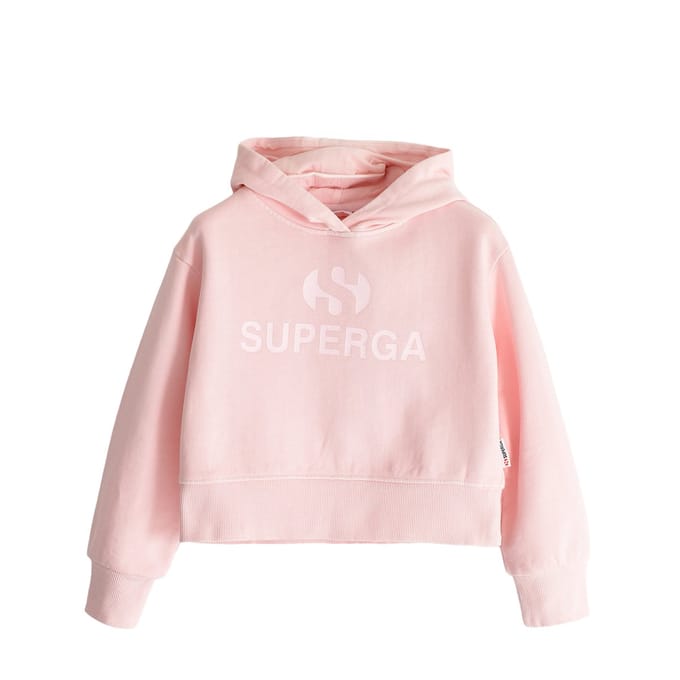 Superga Hoodie met logo voor kinderen (Roze)