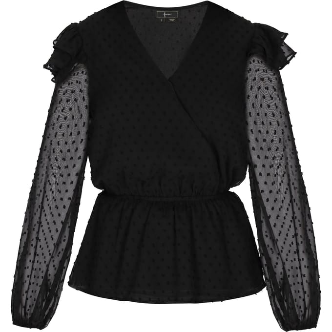 Faina Blouse Dames zwart