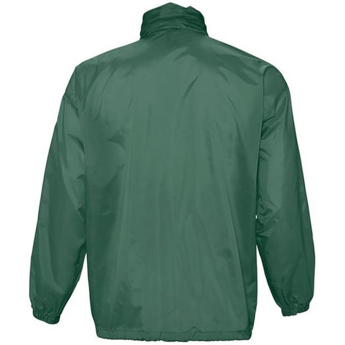 SOLS Unisex Surf Windbreaker Lichtgewicht Jasje (Bosgroen)