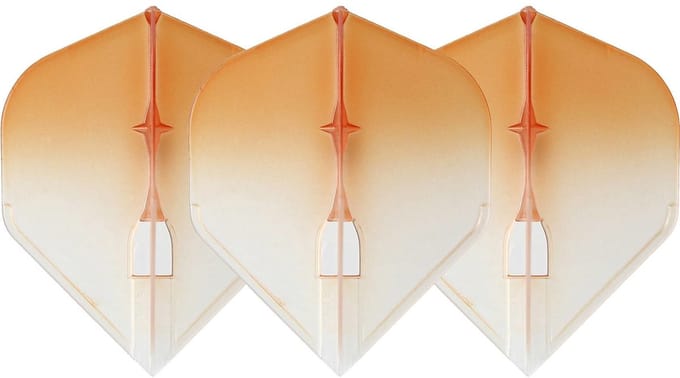 L-Style Champagne L1 Standard 2-Tone CWH×Orange - Dart Flights