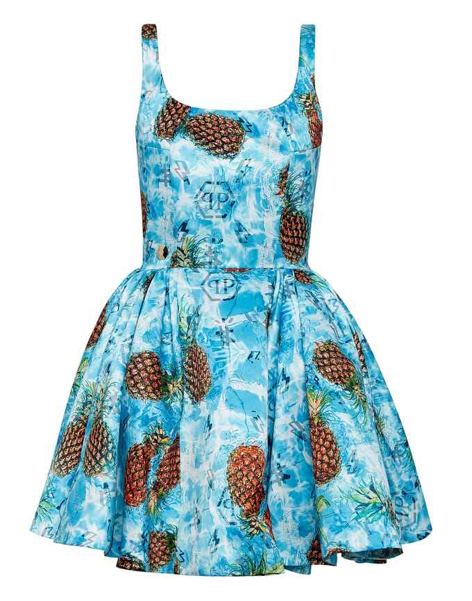 Korte Jurk Pineapple Skies
