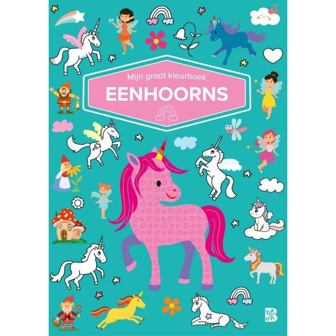 Boek Groot Kleurboek Eenhoorns
