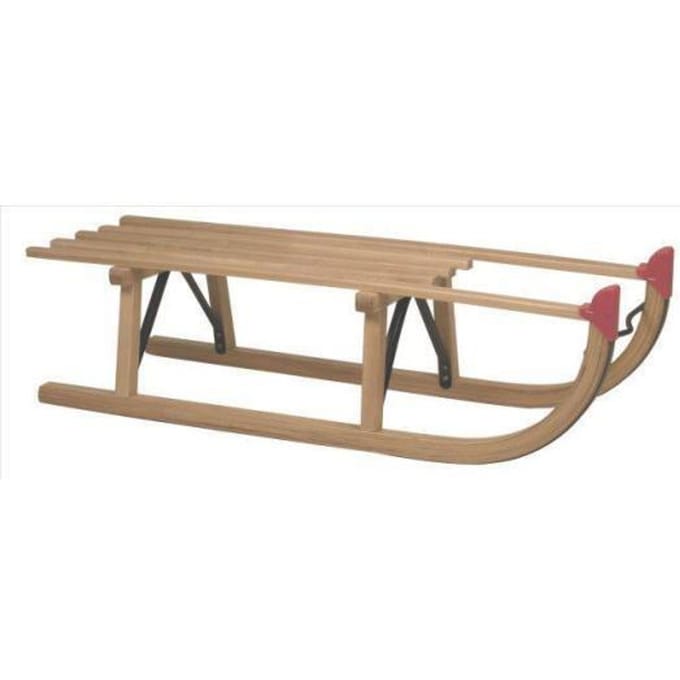 Nijdam Houten Slee Davos - Traditionele 100 cm Slede - Beukenhout