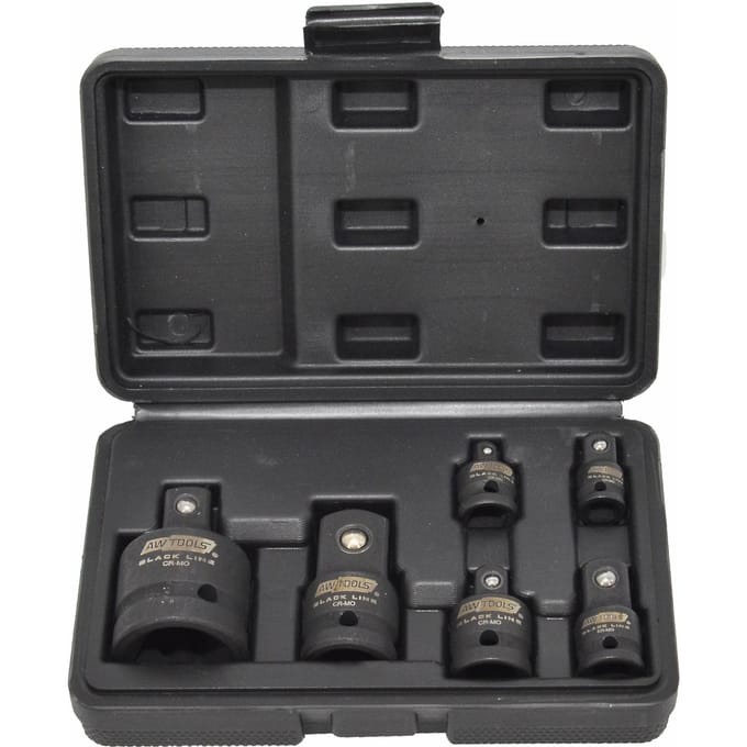 Awtools Black Line Serie - Reductieset Udarowy - CrMo Staal - 6 Stuks