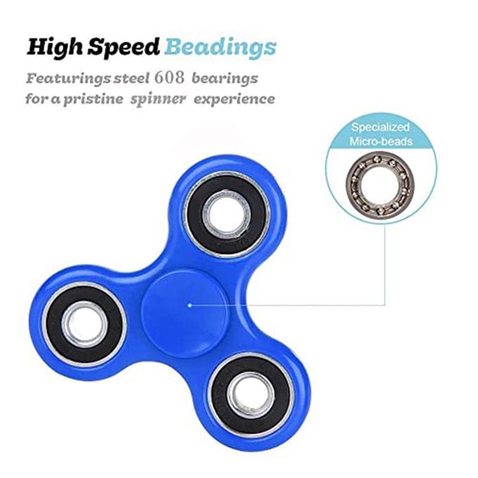 Fidget Spinner EDC Spinner Stressverlichting Angst Autisme ADHD Sensorisch Speelgoed Hoge Kwaliteit Grappig Speelgoed voor Kinderen Feestartikelen Juguetes black