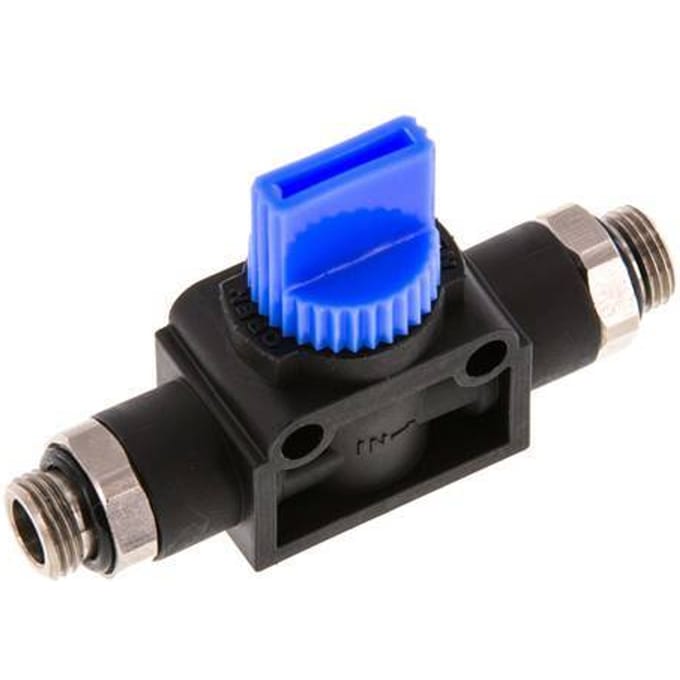 G1/8'' Kunststof/Messing 3/2-Weg Handafsluiter