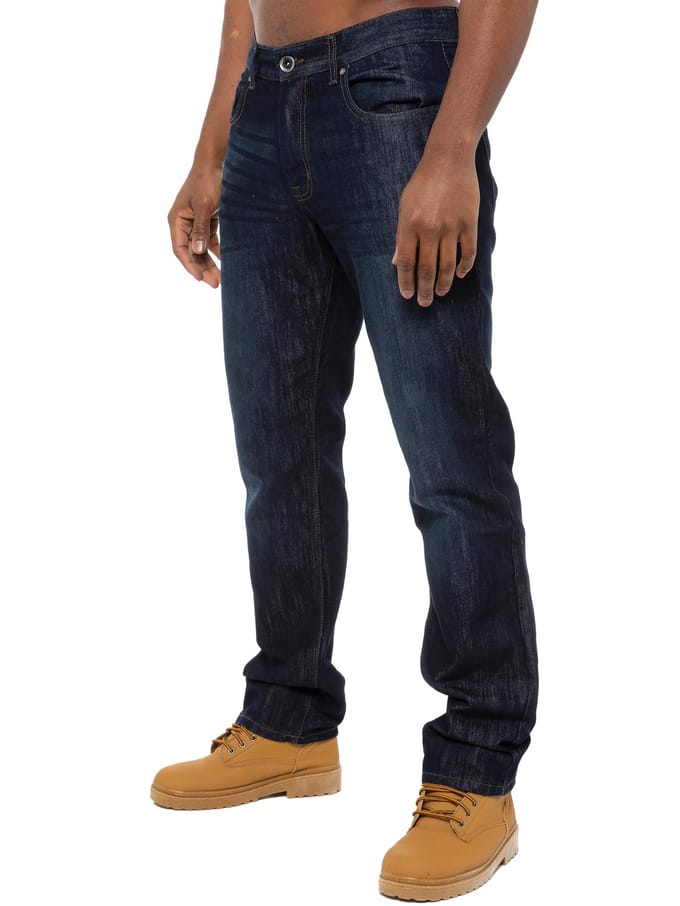 Enzo | Heren Regular Fit Rechtaanstekende Jeans