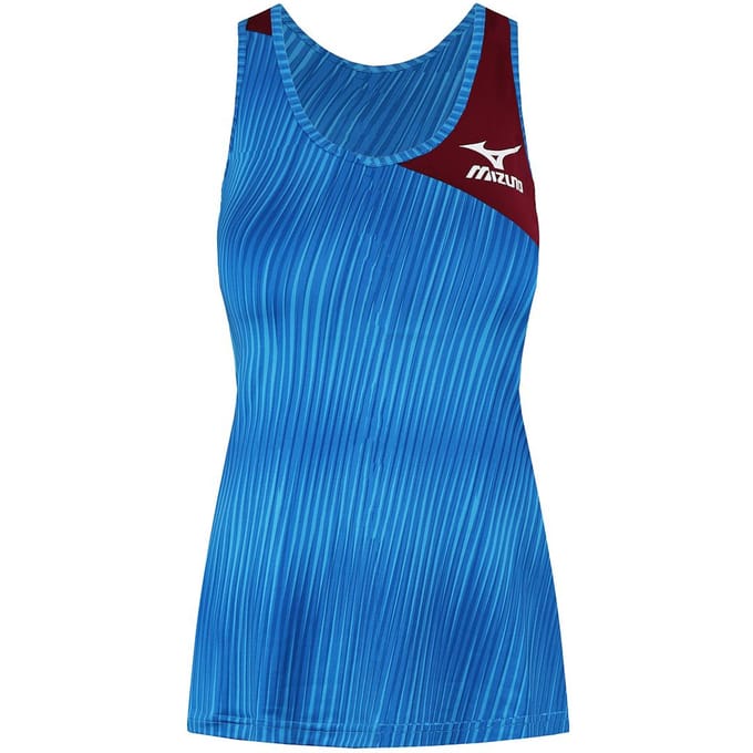 Mizuno Amplify Dames Blauw Tanktopje