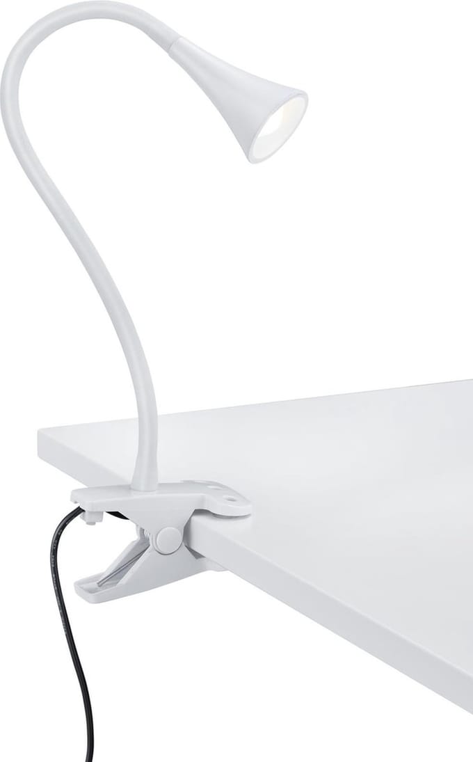 REALITY VIPER - Klemlicht - Wit - incl. 1x SMD 3W - Snoerschakelaar - Flexibel - Klemlamp