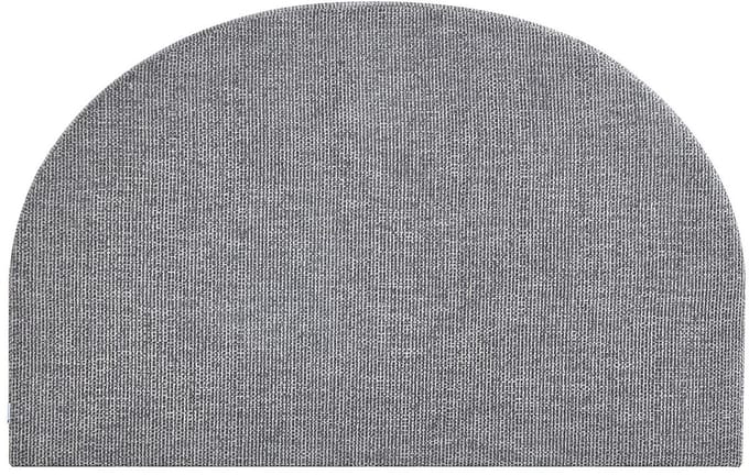 Vente-unique Hoofdbord 160 cm - Getextureerde stof - Grijs - PANIOTI