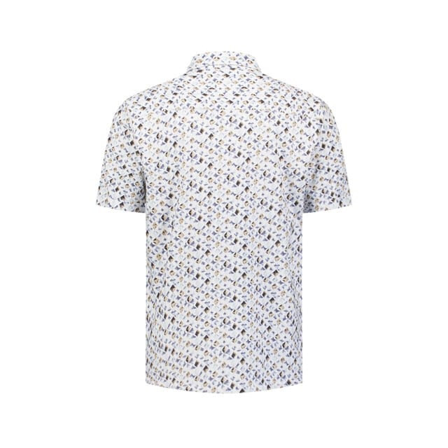 No Excess Shirt short sleeve jersey allover p blue