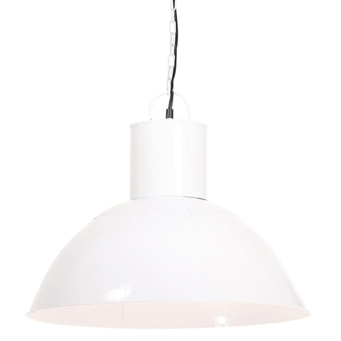 vidaXL Hanglamp rond 25 W E27 48 cm wit