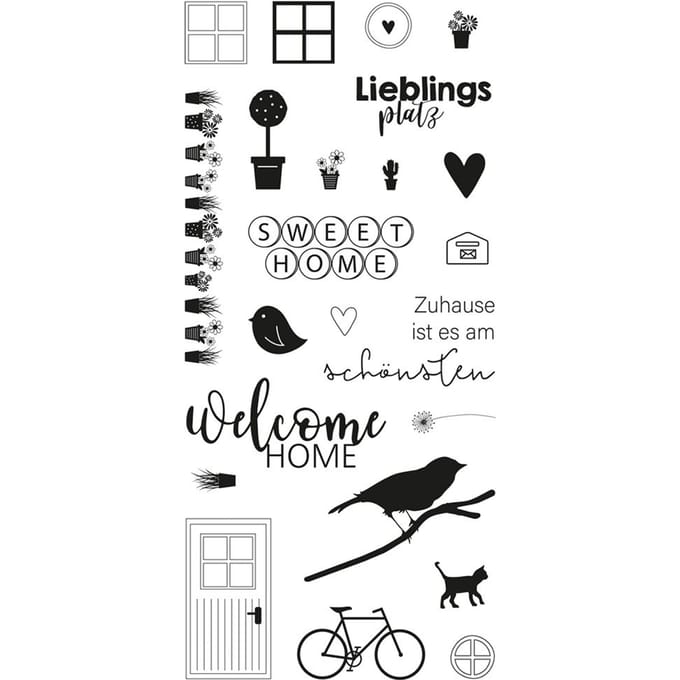 Clear Stamps "Welcome Home"