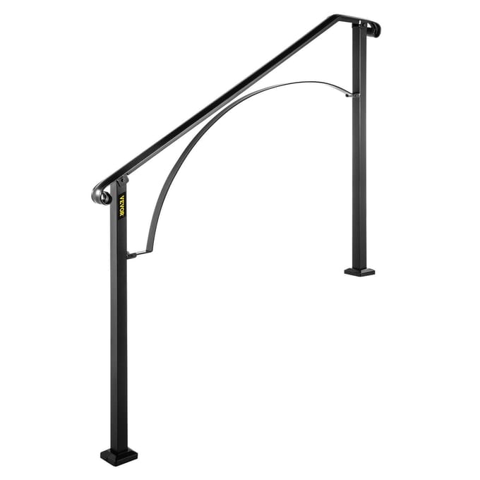 Arche de Main Courante #3 Convient pour 3 ou 4 Marches Noir Mat