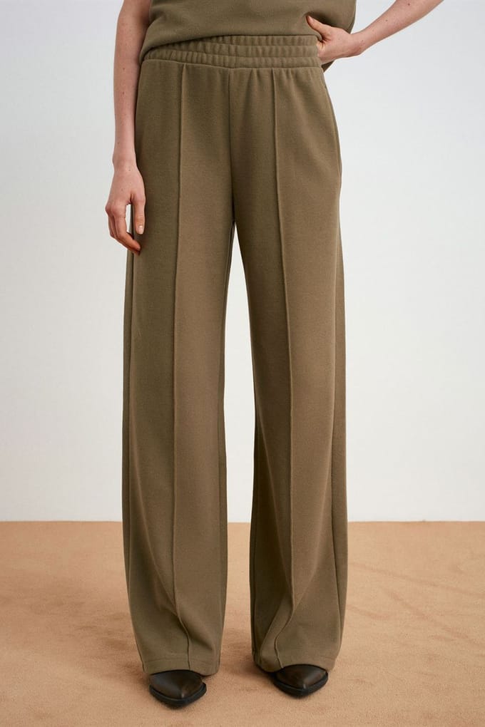 Vrouwen Wijde-Pijpen Pull-On Broek