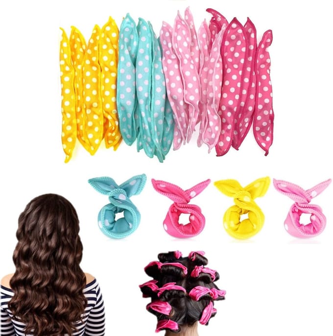 Krulspelden Set - Haarrollers - Heatless Curls - Kleefrollers