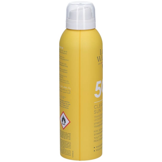 Louis Widmer Clear & Dry Sun Spray SPF50 | Zonder Parfum 200 Zonnecrème