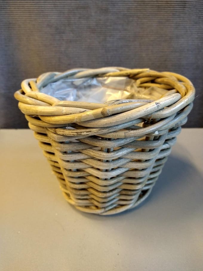 RIETEN MAND DIAMETER 16 CM