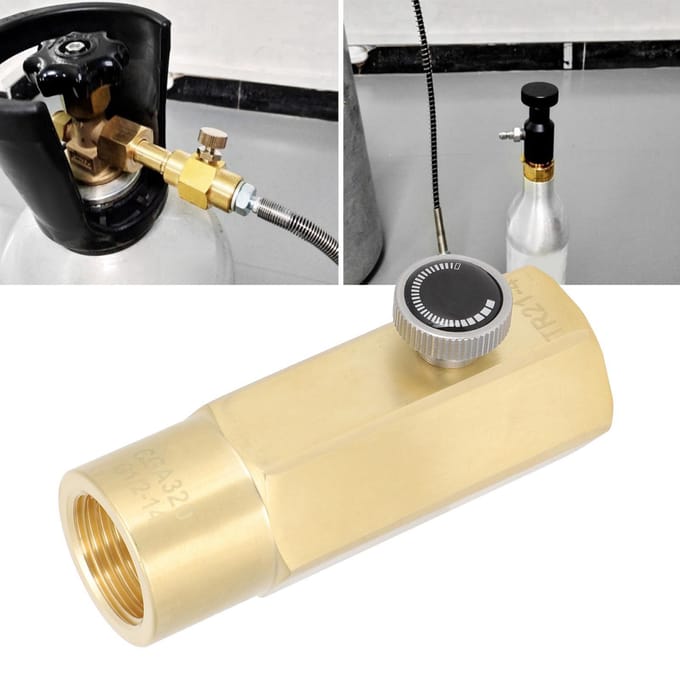 Koolstofdioxide Cilinder Navul Connector Adapter Kit CGA320 naar TR21?4 Soda Maker Accessoires