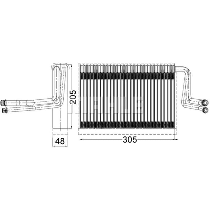 Verdamper, airconditioning MAHLE AE 113 000S