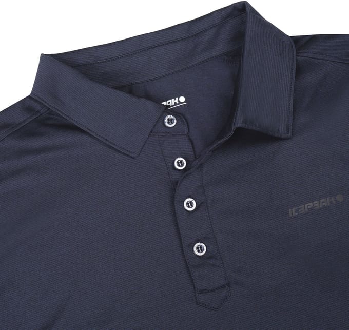Ice Peak Bridgton Wandelpolo Heren Donkerblauw M