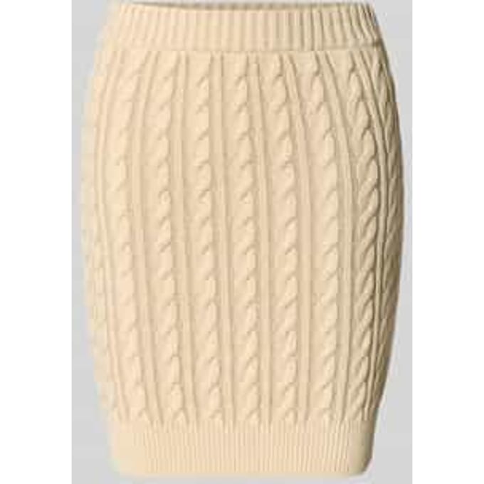 Knielange rok met ribboorden, model 'GISELLE'